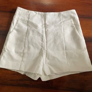 Hello Molly White Tailored Shorts